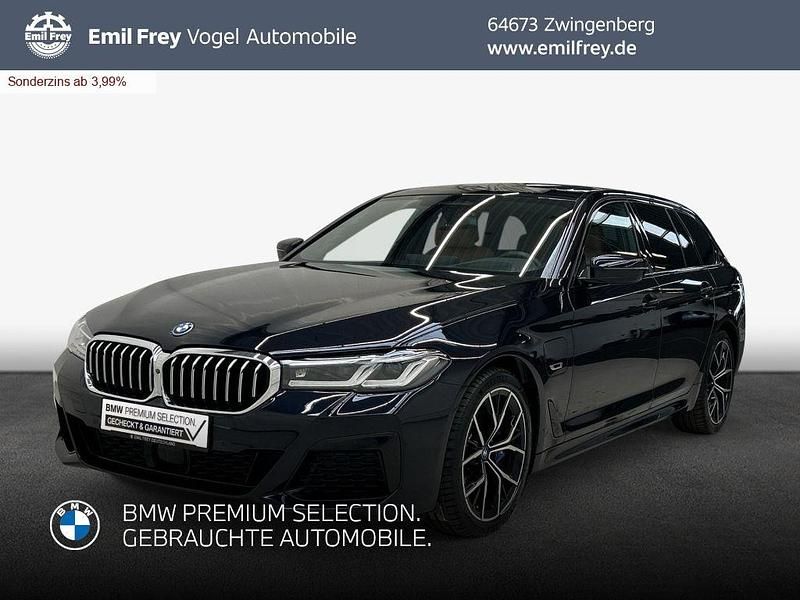 Schwarz Gebraucht 2022 BMW 530e Sport Line Kombi | 38.990 € (Fairer Preis) - Bild 1/3