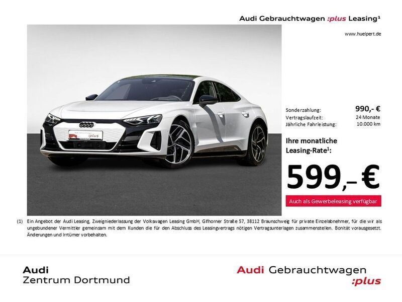 Grau Gebraucht 2024 Audi e-tron GT quattro Sport Limousine | 93.998 € - Bild 1/4
