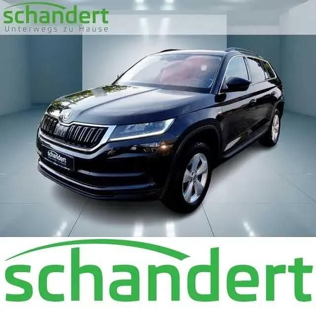 Schwarzmagic perleffekt Gebraucht 2021 Skoda Kodiaq Drive SUV | 31.450 € (Guter Preis) - Bild 1/4