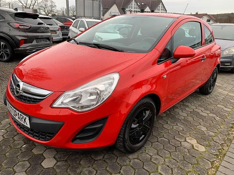 Gebraucht Opel Corsa Selection 69 PS (50 kW) 2012 Rot Kleinwagen