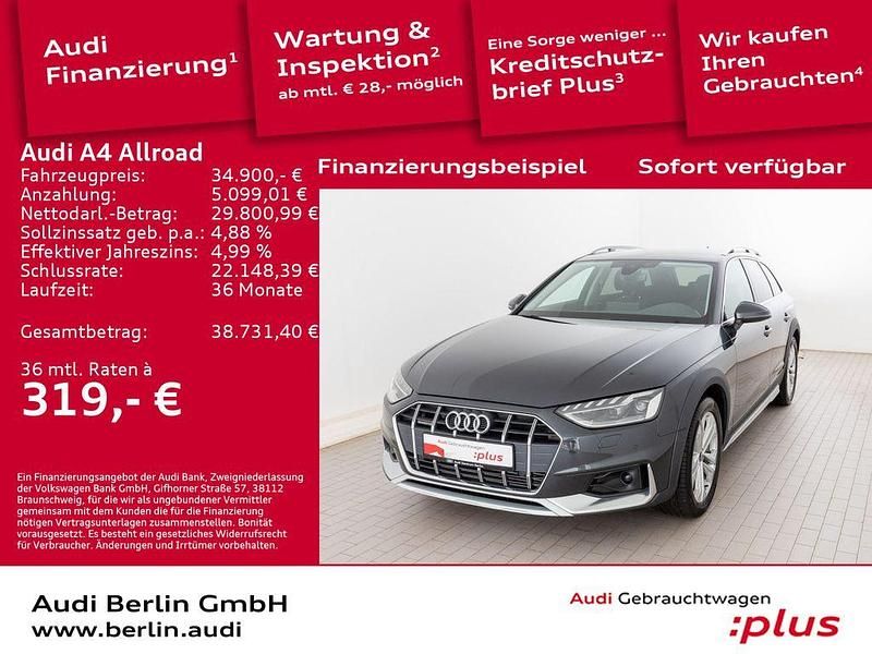 Manhattangrau metallic Gebraucht 2022 Audi A4 Allroad Ambiente Kombi | 34.900 € (Fairer Preis) - Bild 1/3