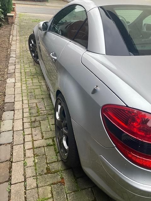 Gebraucht Mercedes SLK350 272 PS (200 kW) 2005 Silber Cabrio