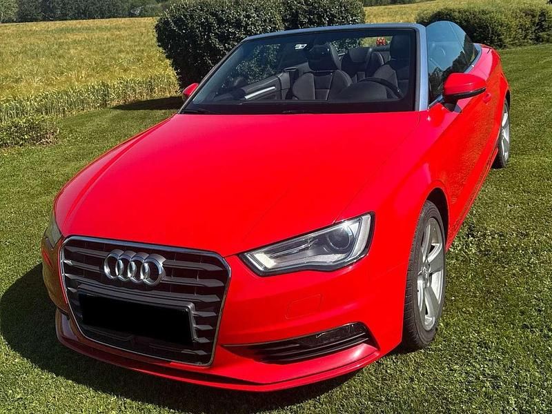 Rot Gebraucht 2015 Audi A3 Cabriolet Ambition Cabrio | 13.890 € (Fairer Preis) - Bild 1/4