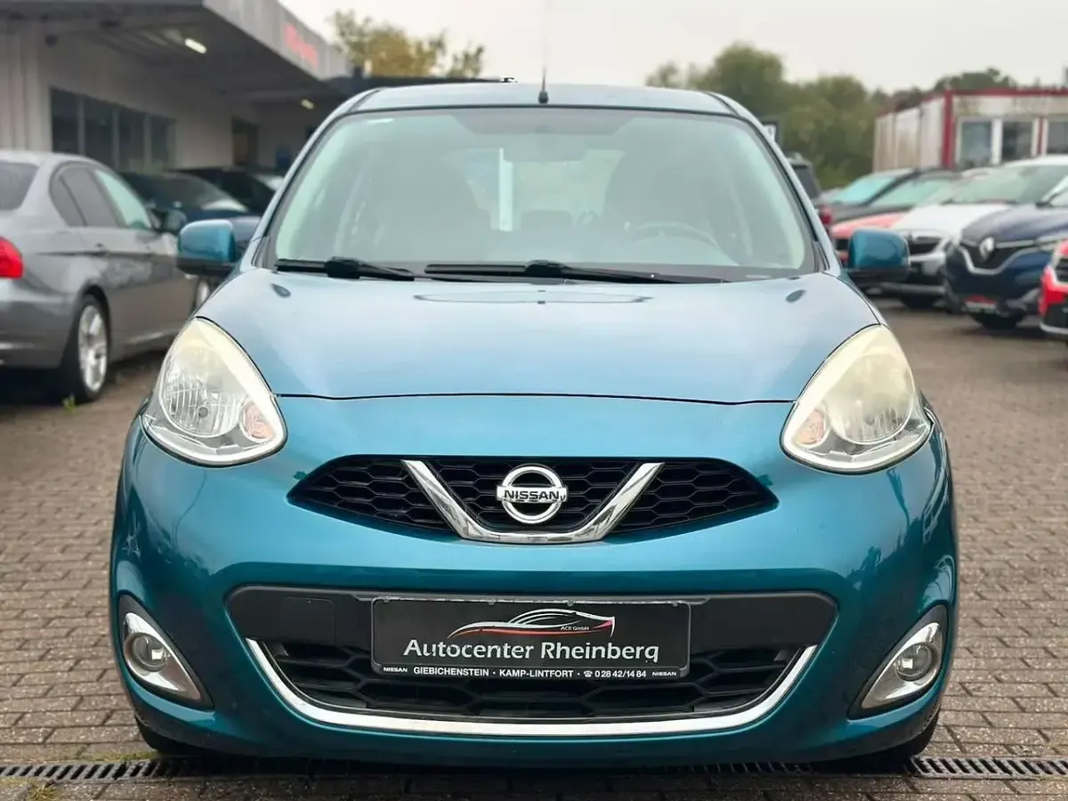 Gebraucht Nissan Micra Acenta 80 PS (58 kW) 2016 Türkis Kleinwagen