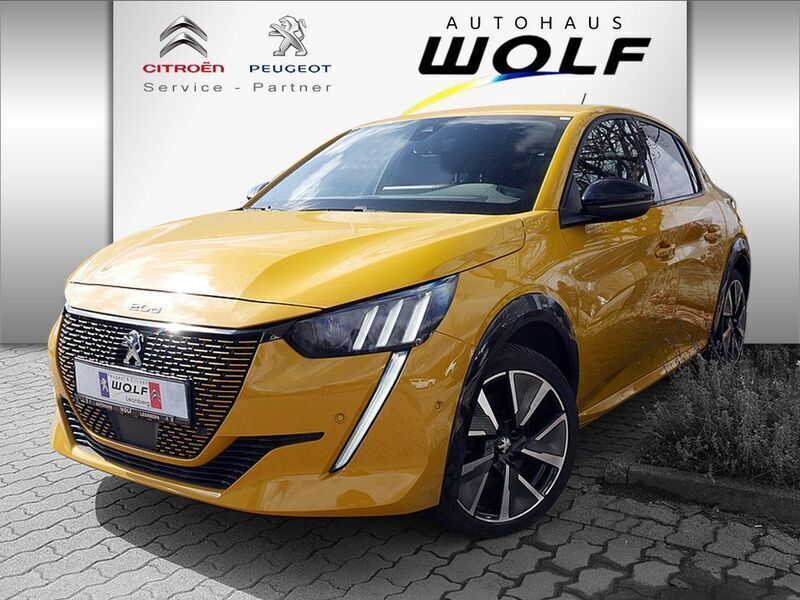 Faro gelb Gebraucht 2021 Peugeot e-208 GTi Kleinwagen | 18.500 € (Etwas zu teuer) - Bild 1/4