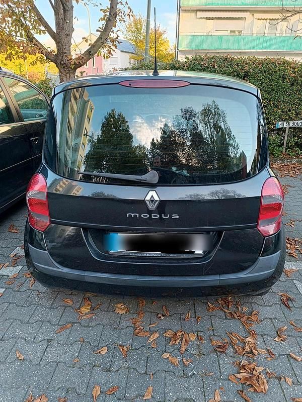 Schwarz Gebraucht 2008 Renault Modus Van / Kleinbus | 1.360 € - Bild 1/4