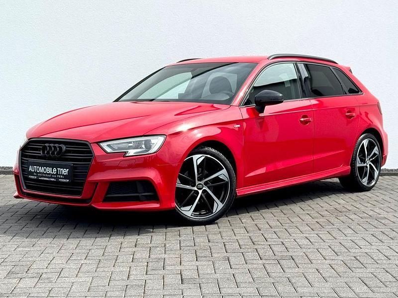 Rot Gebraucht 2019 Audi A3 Sportback Competition Limousine | 22.490 € (Teuer) - Bild 1/4