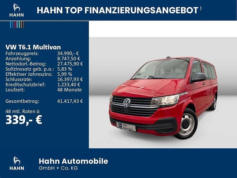 Gebraucht VW Multivan Trendline 150 PS (110 kW) 2022 Rot Van