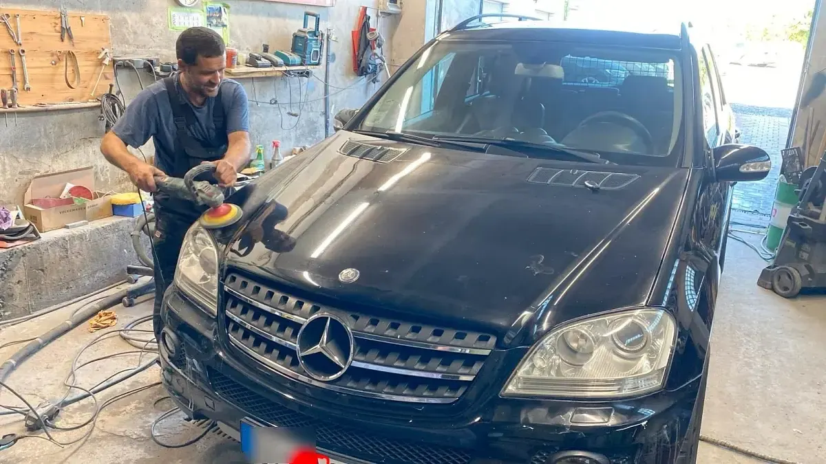Gebraucht Mercedes ML320 224 PS (164 kW) 2007 Schwarz SUV