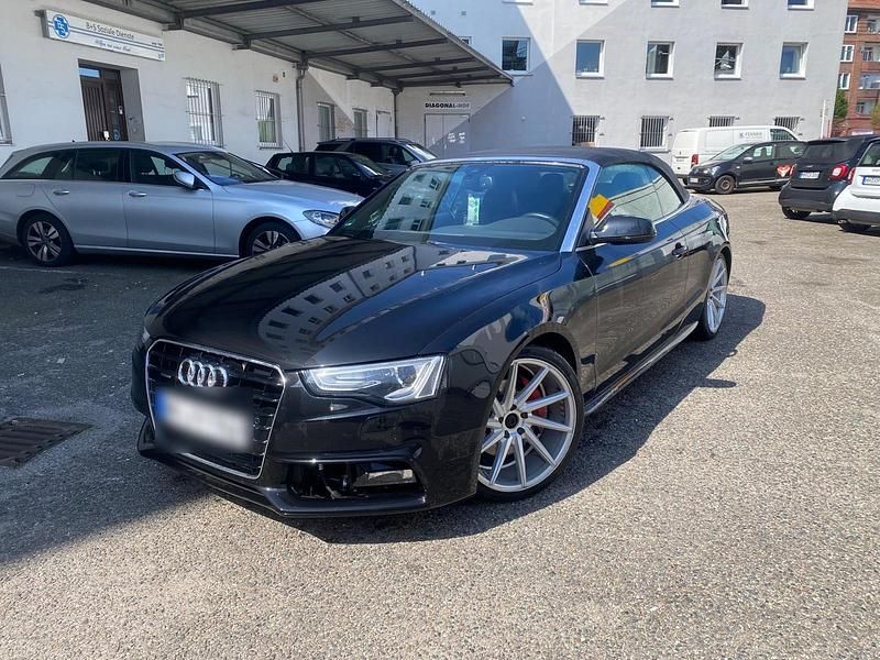 Schwarz Gebraucht 2013 Audi A5 Cabriolet S-Line Cabrio | 10.099 € - Bild 1/4