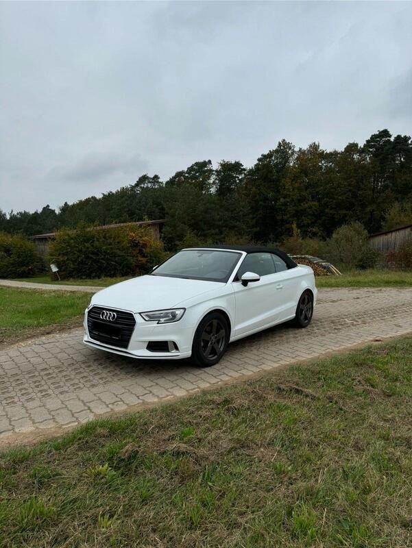 Weiß Gebraucht 2017 Audi A3 Cabriolet Cabrio | 15.800 € (Guter Preis) - Bild 1/4