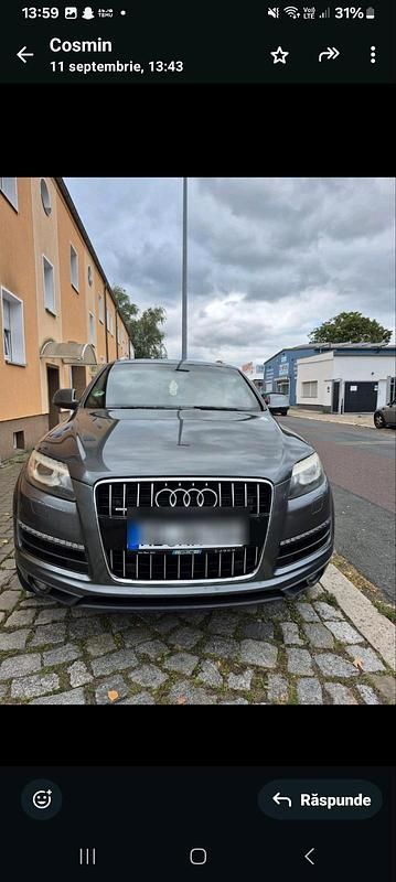 Grau Gebraucht 2010 Audi Q7 SUV | 13.999 € (Teuer) - Bild 1/4