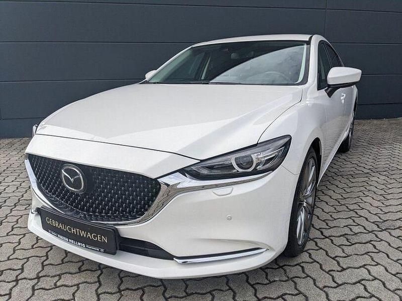 Gebraucht Mazda 6 Exclusive 194 PS (142 kW) 2024 Rhodium white metallic (metallic) Limousine
