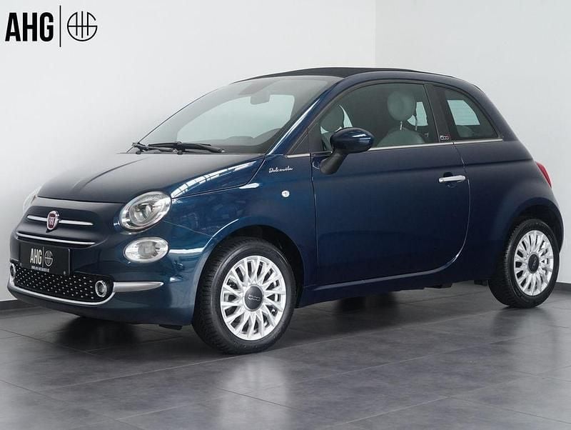 Blau Gebraucht 2022 Fiat 500C Dolcevita Cabrio | 12.590 € (Guter Preis) - Bild 1/4