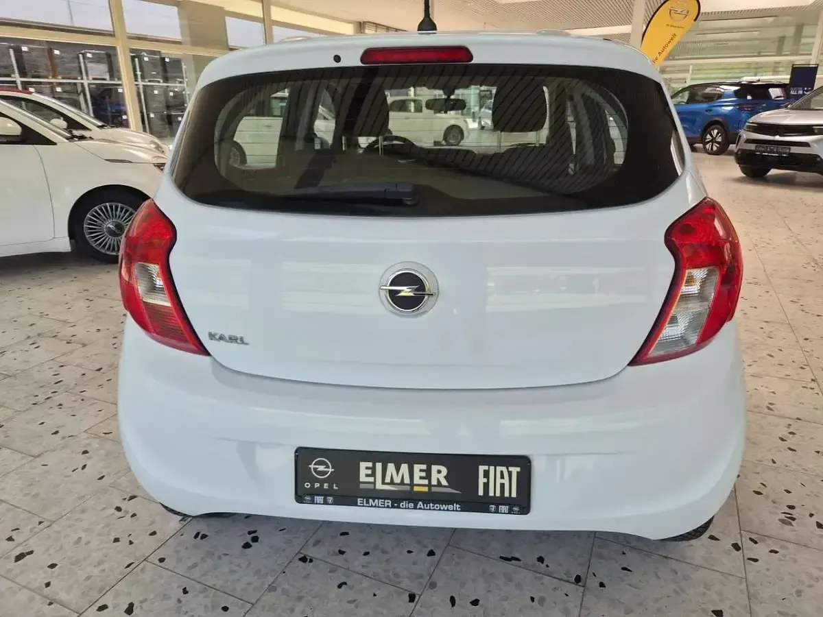 Gebraucht Opel Karl 75 PS (55 kW) 2015 Schneeweiss/summitwhite/arctic Kleinwagen