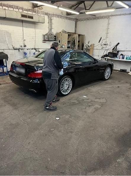 Gebraucht Mercedes SL500 435 PS (319 kW) 2012 Schwarz Cabrio