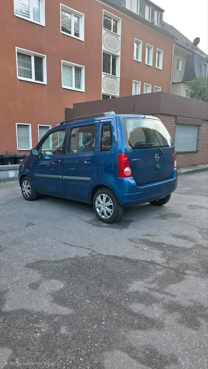 Gebraucht Opel Agila 75 PS (55 kW) 2003 Blau Van / Kleinbus