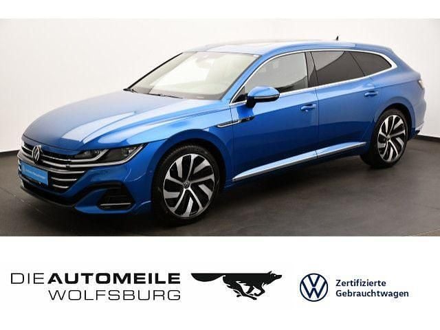 Eisvogelblau metallic (metallic) Gebraucht 2023 VW Arteon R-line Kombi | 37.990 € (Fairer Preis) - Bild 1/4