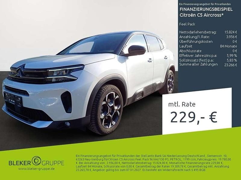 Perlmutt weiß Gebraucht 2022 Citroën C5 Aircross Feel SUV | 19.780 € (Guter Preis) - Bild 1/3