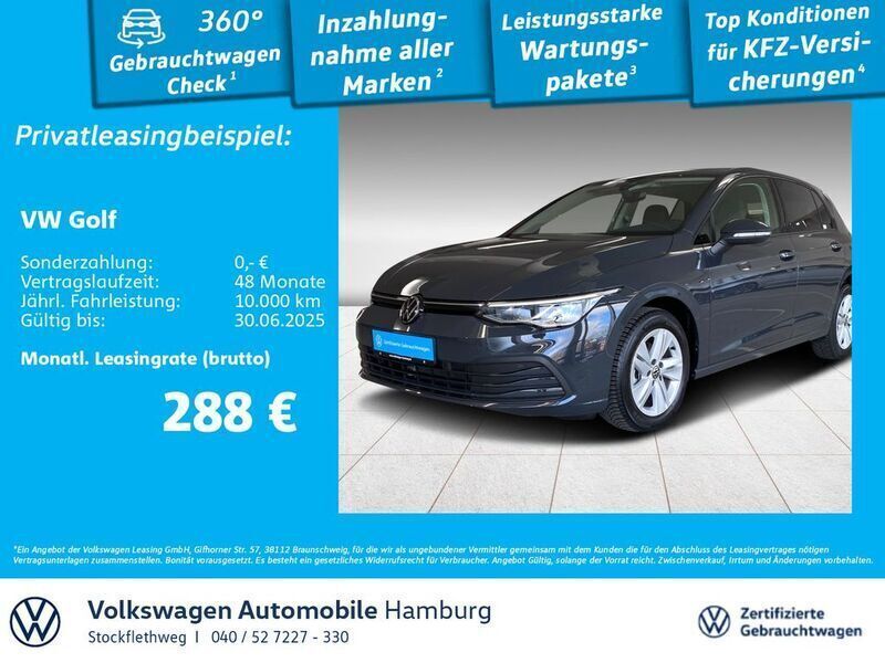 5k uranograu Gebraucht 2024 VW Golf VIII Life Limousine | 25.820 € (Guter Preis) - Bild 1/3