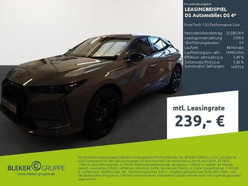 Seidengrau Gebraucht 2023 DS Automobiles DS4 Performance Limousine | 19.270 € (Superpreis) - Bild 1/3