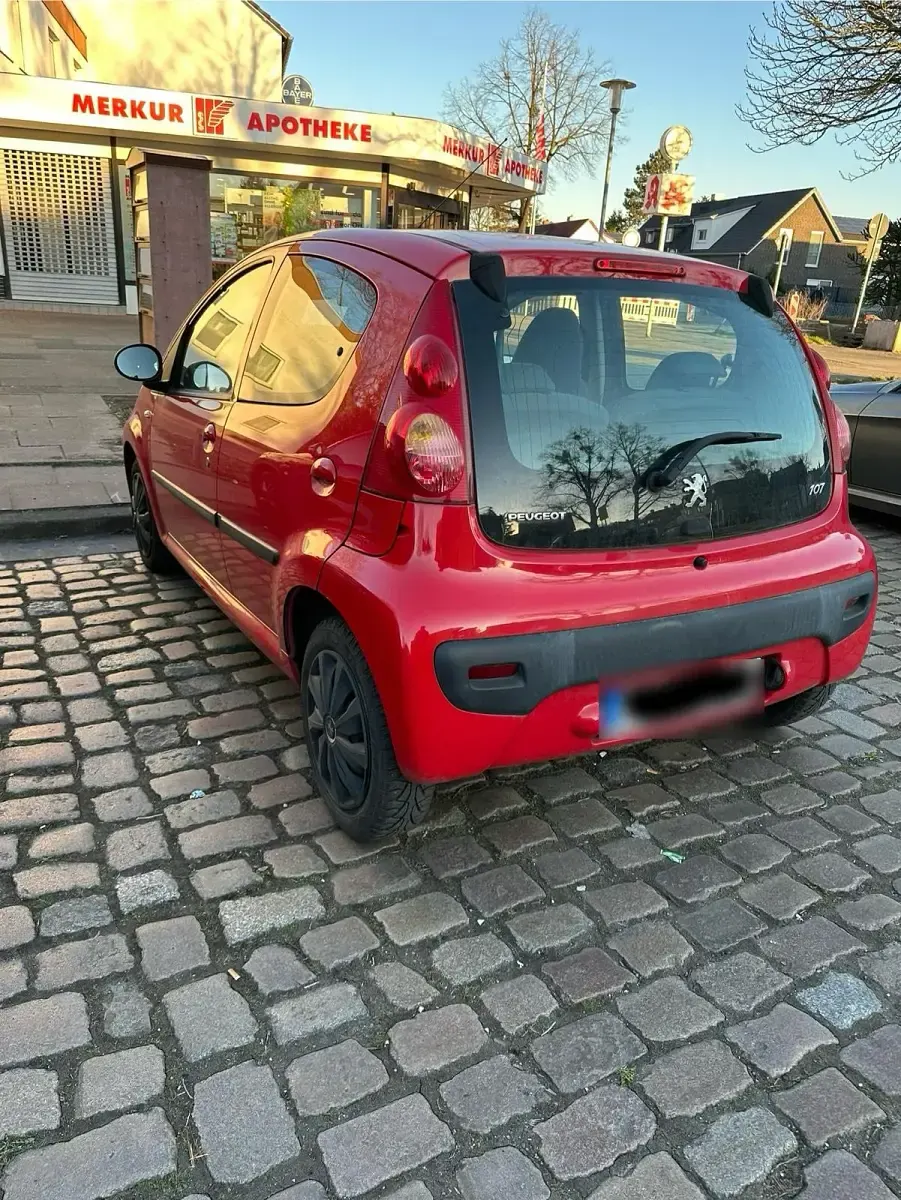 Gebraucht Peugeot 107 68 PS (50 kW) 2007 Rot Kleinwagen