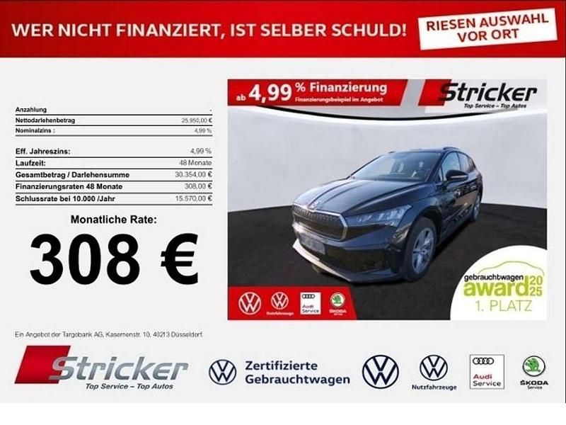 Schwarzmagic perleffekt (metallic) Gebraucht 2022 Skoda Enyaq iV SUV | 25.949 € (Guter Preis) - Bild 1/3