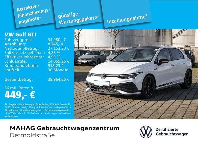 Pure white Gebraucht 2023 VW Golf VIII GTI Clubsport Limousine | 34.980 € (Fairer Preis) - Bild 1/2