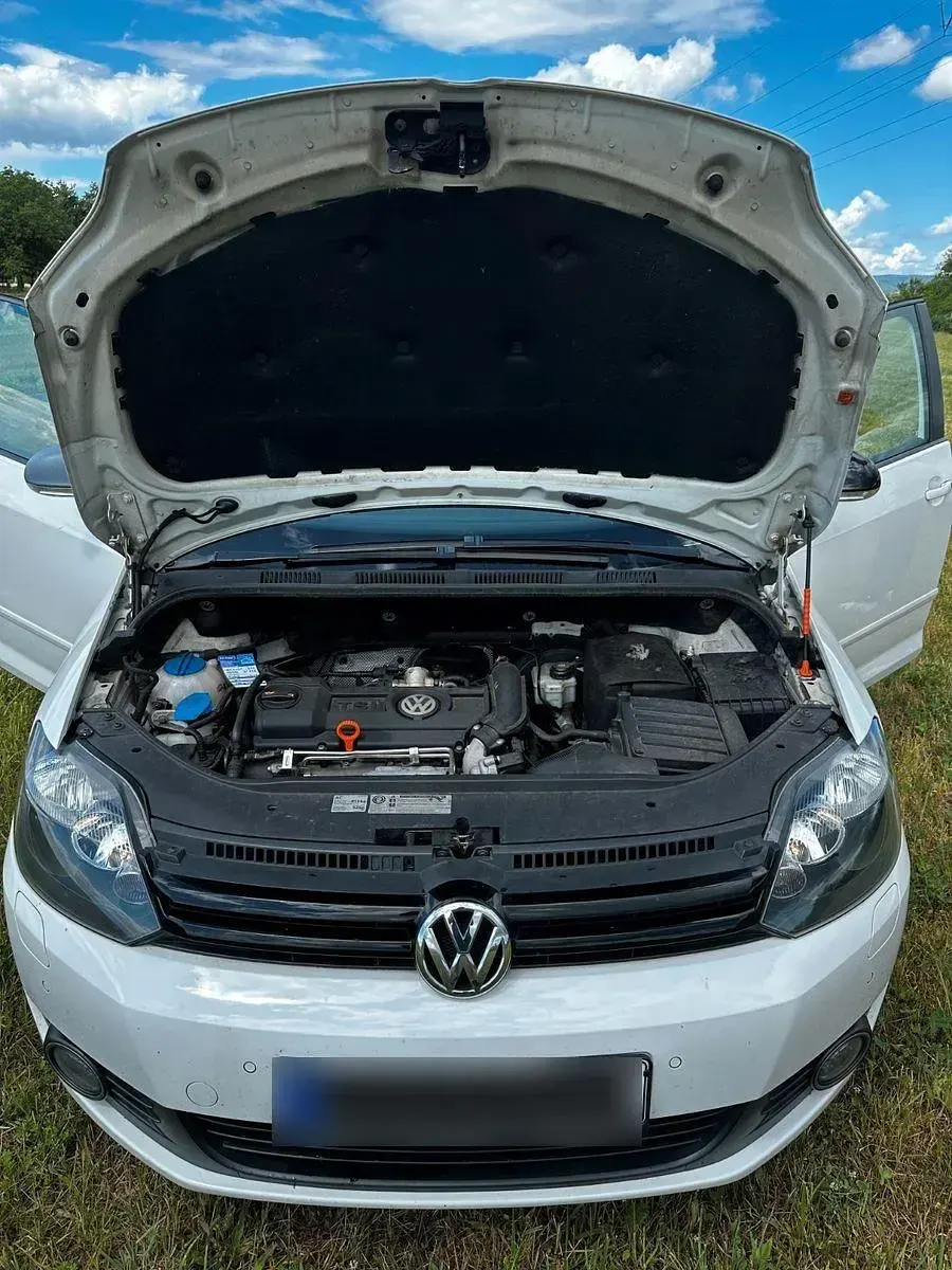 Gebraucht VW Golf Plus Cross Match 122 PS (89 kW) 2012 Weiß Van / Kleinbus