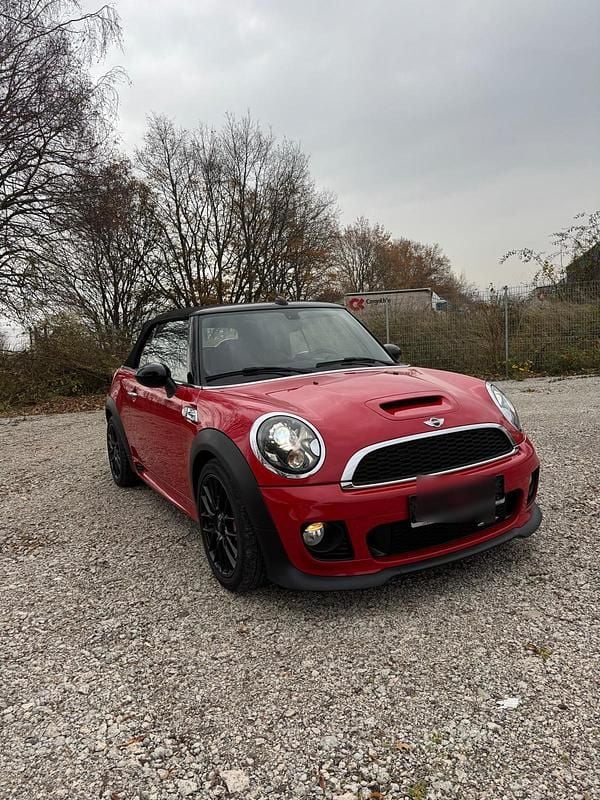 Rot Gebraucht 2012 Mini John Cooper Works Cabriolet Cabrio | 15.550 € (Fairer Preis) - Bild 1/4