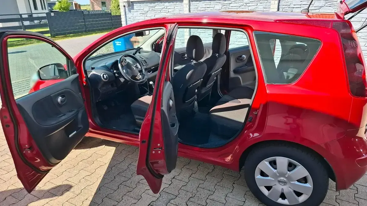 Gebraucht Nissan Note 88 PS (64 kW) 2009 Rot Kleinwagen