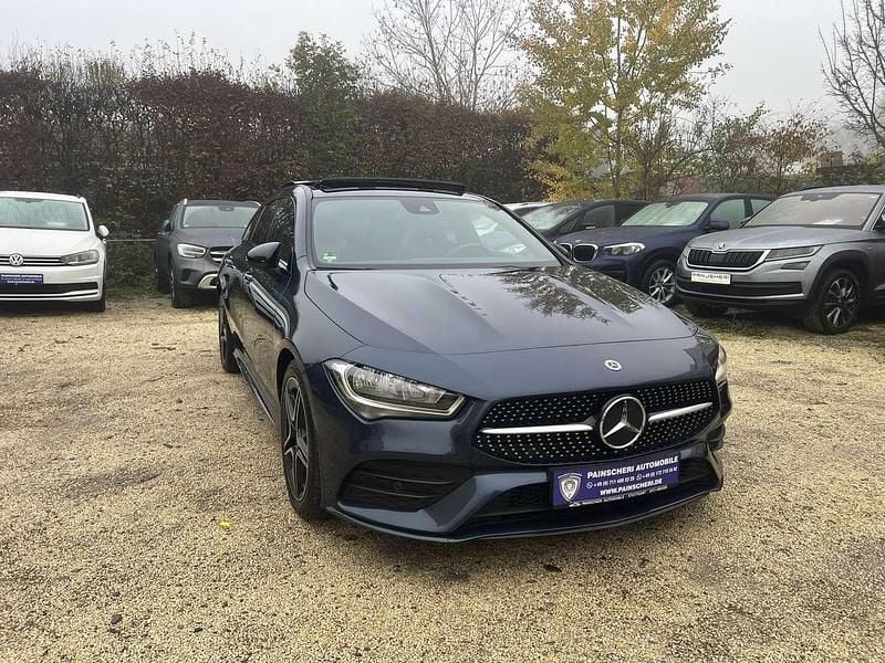 Denimblau Gebraucht 2021 Mercedes CLA200 AMG line Kombi | 23.799 € (Superpreis) - Bild 1/4