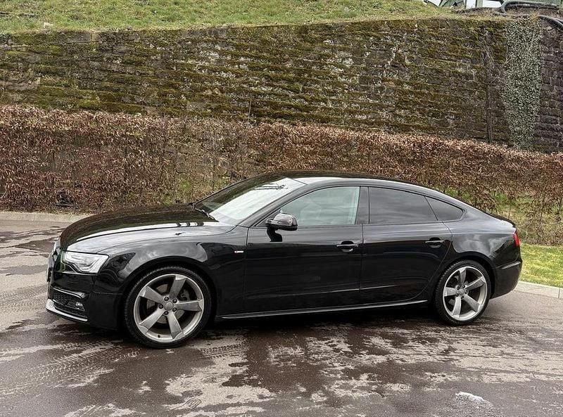 Gebraucht Audi A5 Sportback S-Line 190 PS (139 kW) 2015 Schwarz Kleinwagen