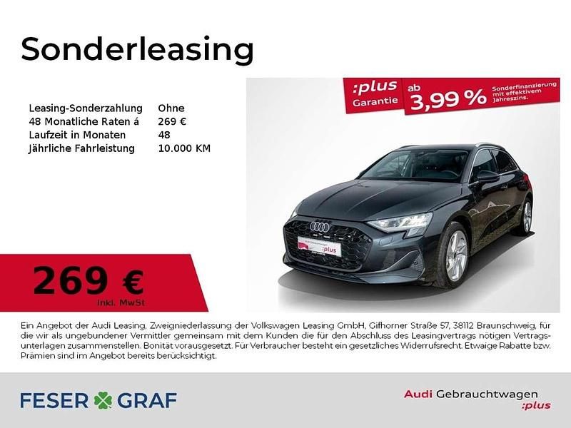 Manhattangrau metallic Gebraucht 2025 Audi A3 Ambiente Limousine | 30.990 € (Superpreis) - Bild 1/3