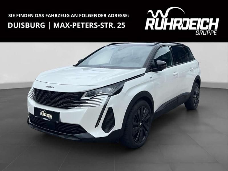 Lack weiss perlglänzend/metall Gebraucht 2023 Peugeot 5008 GTi Van / Kleinbus | 34.990 € (Teuer) - Bild 1/4