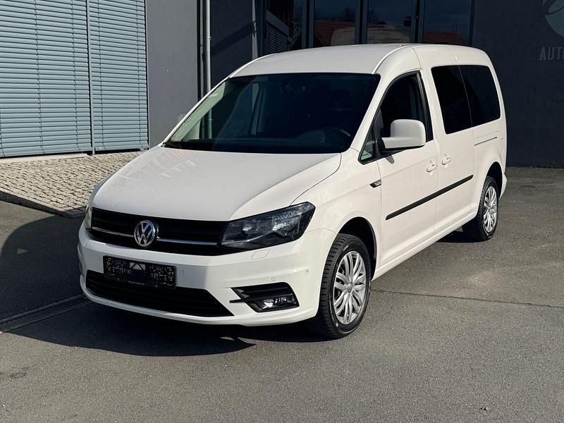 Gebraucht VW Caddy Maxi Trendline 125 PS (91 kW) 2017 Weiß Van / Kleinbus