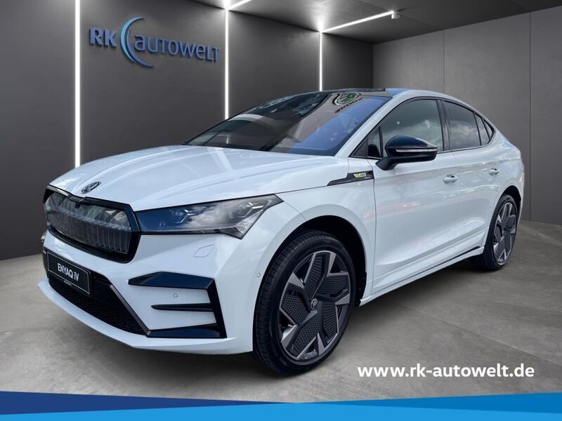 Weiss Neu 2025 Skoda Enyaq iV RS SUV | 60.980 € (Fairer Preis) - Bild 1/4