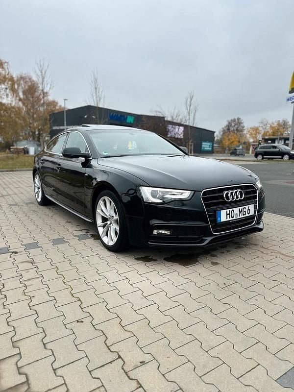 Schwarz Gebraucht 2014 Audi A5 Sportback S-Line Kleinwagen | 14.299 € (Fairer Preis) - Bild 1/4