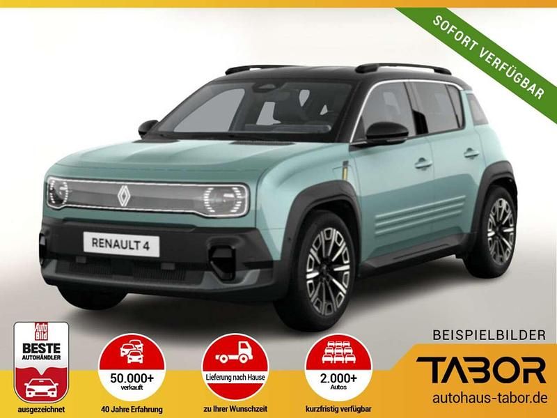 Hautsdefrancegrün + black p Neu 2025 Renault 4 E-Tech Iconic SUV | 36.115 € (Guter Preis) - Bild 1/2