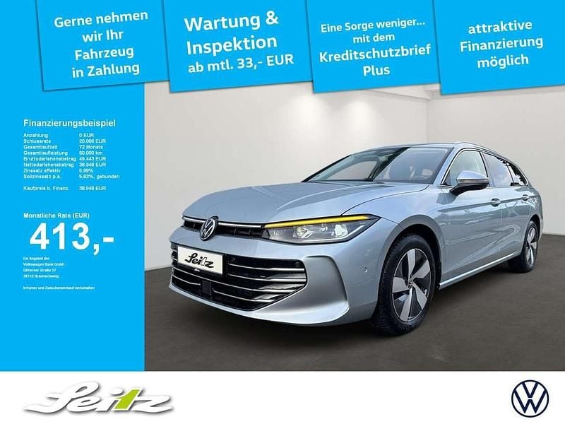 Oyster silver metallic Gebraucht 2025 VW Passat Elegance Kombi | 38.690 € (Superpreis) - Bild 1/3