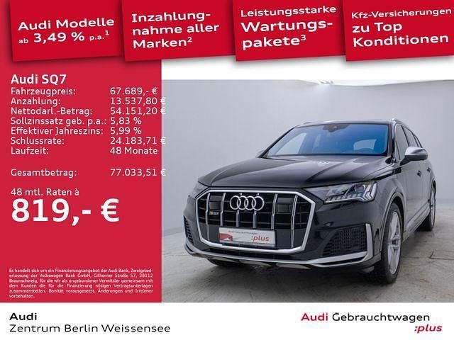 Gebraucht Audi SQ7 Sport 507 PS (372 kW) 2022 Schwarz SUV