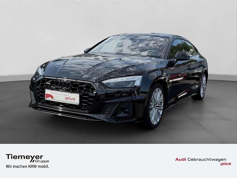Mythosschwarz metallic Gebraucht 2025 Audi A5 S-Line Coupé | 49.440 € (Superpreis) - Bild 1/4