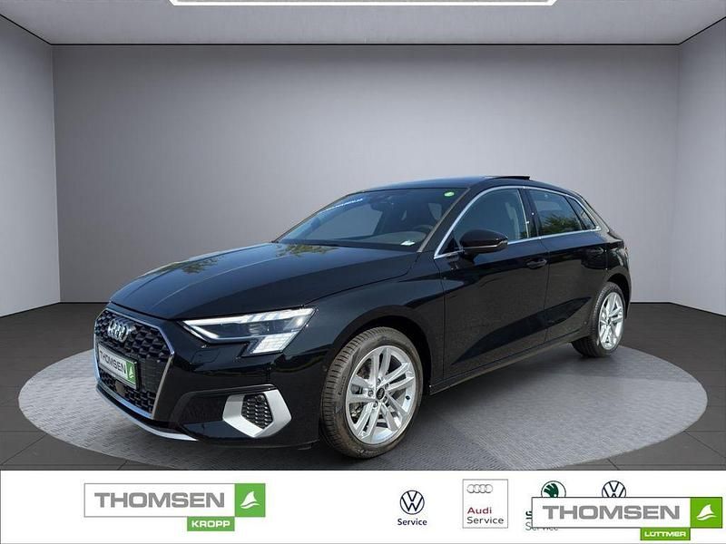 Schwarz Gebraucht 2024 Audi A3 Sportback Advanced Limousine | 35.470 € (Fairer Preis) - Bild 1/4