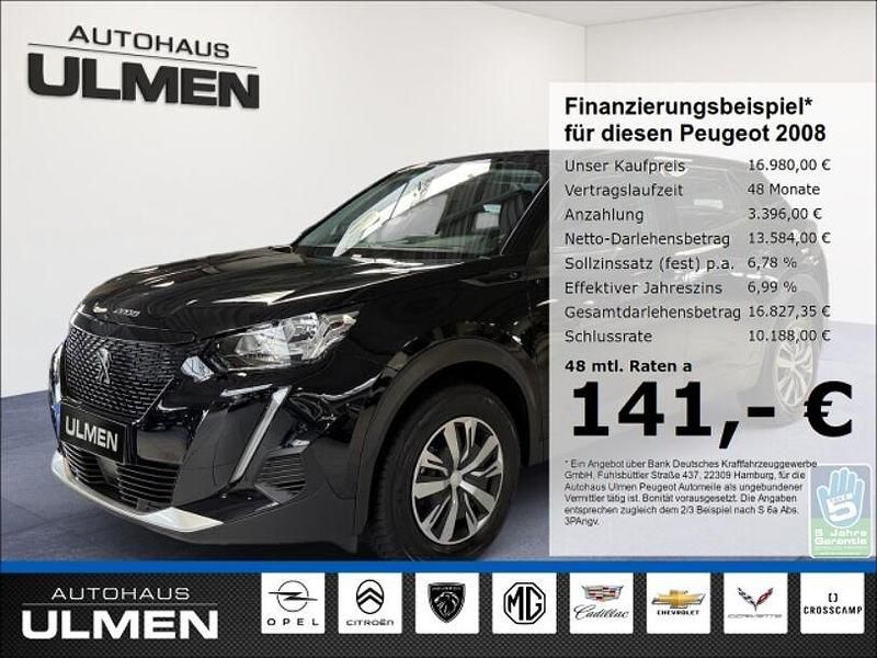 Schwarz Gebraucht 2022 Peugeot e-2008 Active SUV | 16.980 € (Guter Preis) - Bild 1/4