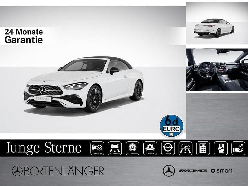 Weiß Gebraucht 2024 Mercedes CLE200 Premium Cabrio | 59.998 € (Teuer) - Bild 1/4