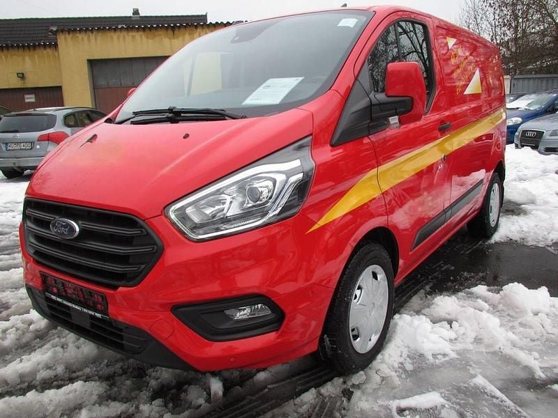 Rot Gebraucht 2021 Ford Transit Custom Van / Kleinbus | 12.850 € (Superpreis) - Bild 1/4