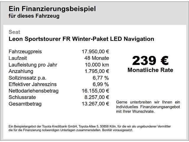 Gebraucht Seat Leon FR 150 PS (110 kW) 2021 Schwarz Kombi