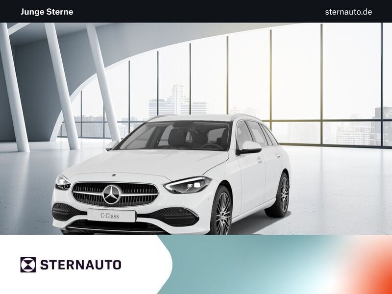 Unilack polarweiß Gebraucht 2022 Mercedes C220 Avantgarde Kombi | 32.725 € (Fairer Preis) - Bild 1/4