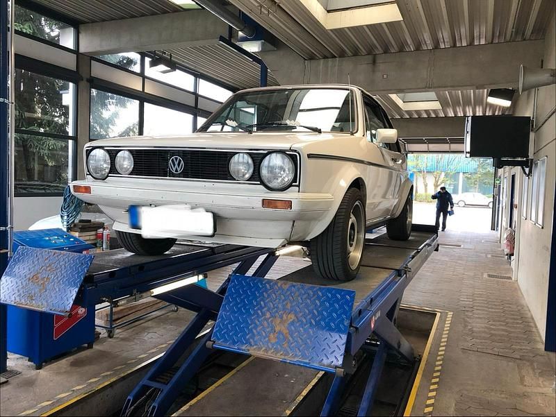 Gebraucht VW Golf Cabriolet 75 PS (55 kW) 1985 Weiß Cabrio