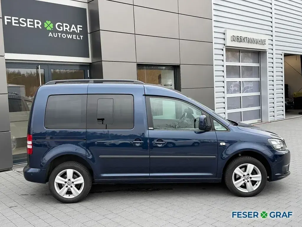 Gebraucht VW Caddy Comfortline 105 PS (77 kW) 2013 Night blue metallic Van / Kleinbus